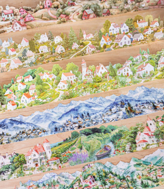 Tiny Village Series Decorative PET Tape — 2M