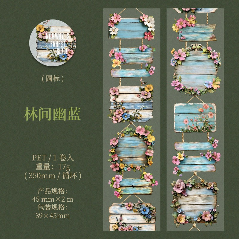 Norwegian Forest: Woodland Guidance Decorative PET Tape — 2M