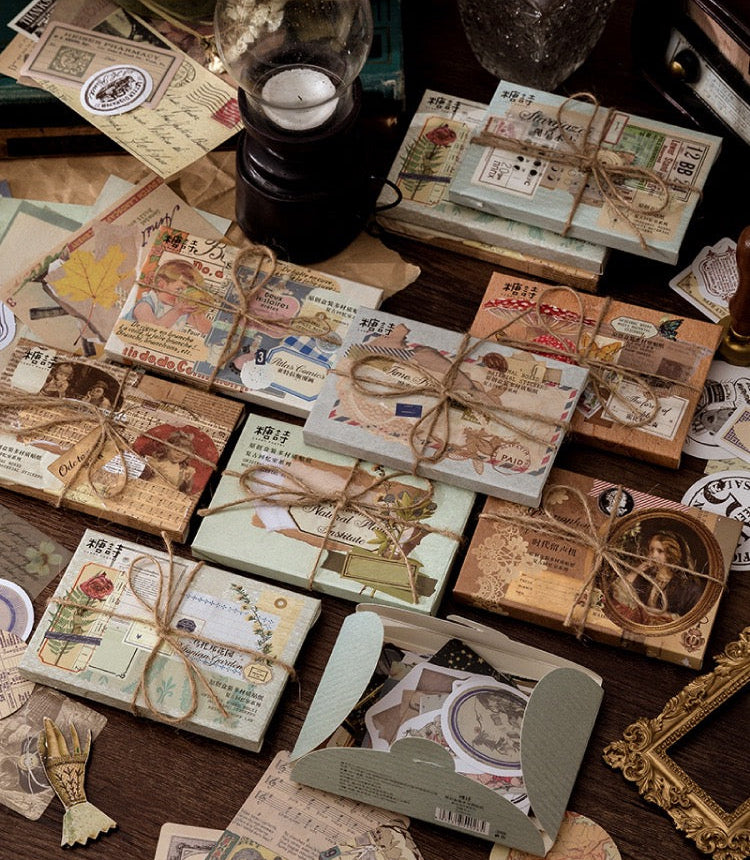 Kit de collage de la série Vintage Memories Room — 60 pièces