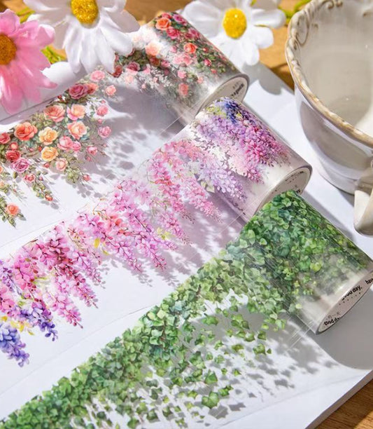 Wild Branches & Vines Series PET Tape — 2M